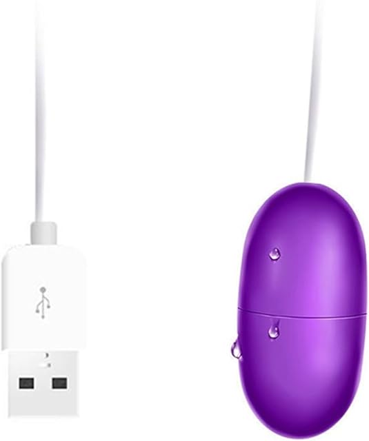 Bullet Vibrator,Bullet Egg Vibrator with Wired Waterproof Clitoral Stimulator Vaginal Prostate Massager Sex Toys Vibrating Eggs Multispeed G Spot Massage USB Sex Toys for Women(Purple)