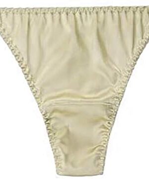 Women Silk String Bikini Briefs Sexy Underwear Stretch Adjustable Waist