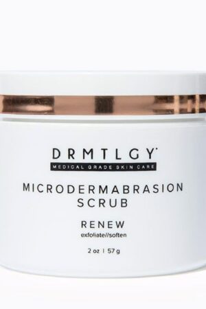 DRMTLGY Microdermabrasion Facial Scrub and Face Mask Non-Abrasive Face Exfoliator Improves Acne Scars, Blackheads, Pore Size, and Skin Texture 2 oz