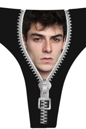 Custom Thongs with Face Photo for Women, Personalized Panties gifts for Lovers wife Face Picture thongs for Couples