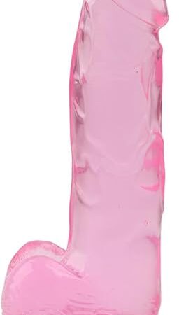6 Inches Realistic Dildo for Beginners, Adult Sex Toys Lifelike Anal Dildos for G spot Stimulator Anal Plug Training Sets (Pink)
