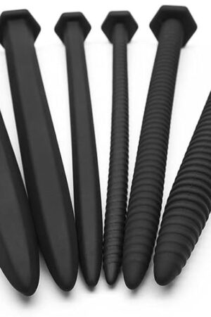 6pcs Silicone Sex Toy Urethral Sound Penis Plug Catheter Plug Smooth Urethral Dilator Masturbation Rod Sex Urinary Dilator Urethra Masturbation Rod Prostate Stimulation