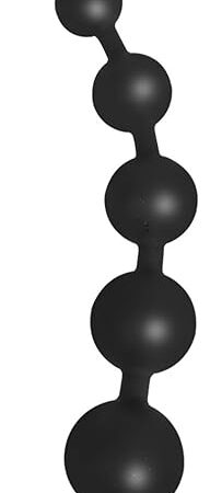Anal Plug Silicone Butt Plug with Pull Beads Adult Sex Toys with Couples Gradual Enlargement of Anal Plugs Anchor Shaped Tail for Easy Donning and Doffing (Six Beads)