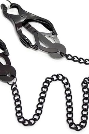 Clover Nipple Clamps with Chain Adjustable Metal Entertainment Clip for Women Sweater Non Piercing Breast Nipple Clamps Sexy Nipple Chain Body Jewelry O08h