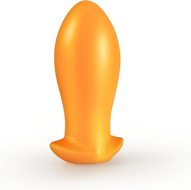 Big Butt Plug Anal Trainer: Ultra Soft Anal Plug Prostate Massager Dilators for Anus, Mango Shape Big Butt Toy Plug Anal Sex Toy, G-Spot Dildo for Beginners Advanced Players (Medium)
