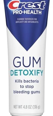 Crest Pro-Health Gum Detoxify Deep Clean Toothpaste 48 oz - Anticavity, Antibacterial Flouride Toothpaste, Clinically Proven, Gum and Enamel Protection, Plaque Control