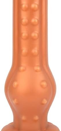FST Ultra Soft Liquid Silicone Butt Plug with Strong Suction Cup and Massage Particles for Male Prostate Stimulation Women Vaginal Masturbation Sex Toy
