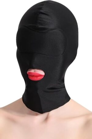 ITODA Full Cover Balaclava Sex Head Masks Elastic Spandex Open Mouth Cosplay Halloween Headgear