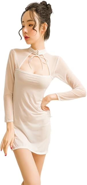 Women's Sexy Slim Dress Chinese Style Mini Cheongsam Cosplay Anime Sexy Lingerie