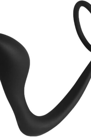 Cock Ring Stimulator, Cock Rings for Men, Silicone Pleasure Penis Ring Couples Adult Sex Toys for Men, Male Couple Sex Toy (Black)