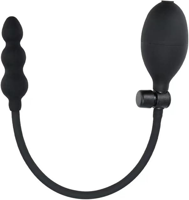 Inflatable Anal Butt Plug Dildo Anal Vagina Expander Dilator Sex Toys for Woman Men Female Backyard Adult Products (Color : 02)