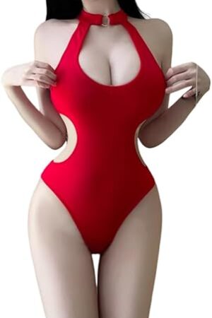 Women's sexy cosplay jumpsuit Japanese anime cute tight underwear