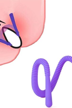 Adjustable Labia Clamps Pussy Spreader, Body Safe Silicone Vagina Expander G-Spot Stimulation Oral Sex Vaginal Lips Hands-Free Spreader, BDSM Flirting Sex Toys for Women Self Check Tools
