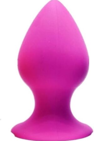 Anal Dilation Butt Plug for Men Prostate Massage Hard Silicone Anal Plug with Suction Cup Anal Sex Toys (Color : Rose Red L, Size : A)