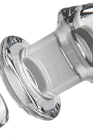 Anal Butt Plug XXL Sizes Hollow Butt Plug Soft Huge Anal Speculum Prostate Anus SM Backyard Anal Plug SM Sex Toys(M with Stopper)