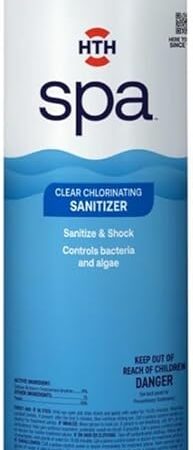 HTH Spa 86134 Clear Chlorinating Sanitizer, Spa & Hot Tub Chemical Controls Bacteria and Algae, 225 lbs