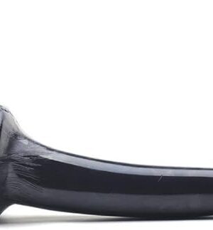 Double Ended Strapless Strap On Double Headed Dildo for Lesbian Sharing, Probe for Vaginal G-Spot Honeypleasures (Black)