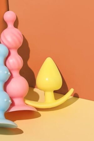 3PCS Anal Plug Anal Training Backyard Butt Plug Dildo Butt Plugs Anal Beads Anal Toys Anal Sex Toys Prostate Sex Toys for Beginners Dildo Backyard Toy