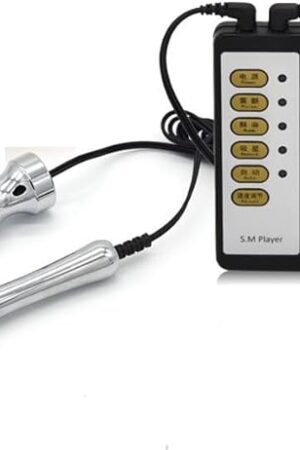 Anal Butt Plug Electric Shock Metal Thread Anal Butt Plug Electro Power Box Massager Toys SM Adult Anal Sex Toy Women Gay or Couples Inserting Toys
