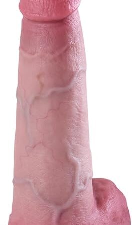 675" Girth Realistic Thick Dildo,Soft Skin Feel Dual-Layer Silicone Dildos, Lifelike Anal Dildos with Powerful Suction Cup, Medium Size Adult Sex Toys for Women, Men,Lesbians & Gays Cobulipo