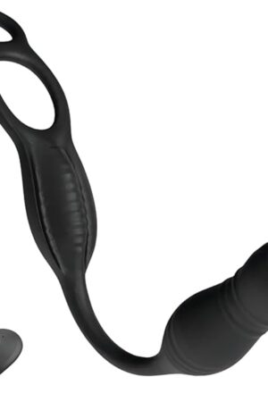 Full Waterproof Anal Plug Anal Vibrator for Male 10 Vibration 3 Thrusting Adjustable Prostate Massage Adult Sex Toy