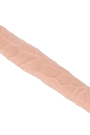 145 Inch Double Ended Dildo, Flesh Double Side Dildo Realistic Penis Double Dong Anal Vaginal Stimulator Adult Sex Toys for Women Lesbians