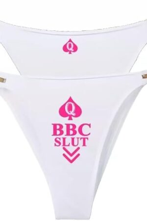 BBC QUEEN OF SPADES QOS SEXY Women's Panties Thongs Underwear