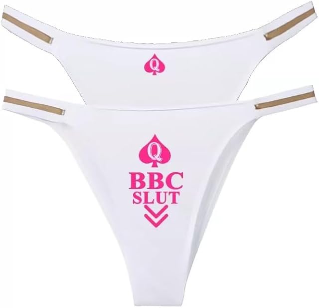 BBC QUEEN OF SPADES QOS SEXY Women's Panties Thongs Underwear