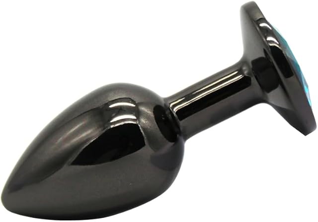 Anal Bead Plug Grey Metal Adult Sex Toys (Large)