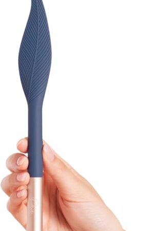 Deia The Feather Flexible Body Massager - 10 Vibrating Settings, Charging Case Included, Purple