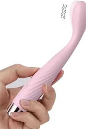 Clitoral G-Spot Heated Vibrator Nipple Clitoris Stimulator Vagina Dildo Vibrator Erotic Toys Finger Shaped Massarger Clit Nipple Vibrators Personal Massager Softer and Flexible Sex Toy for Woman