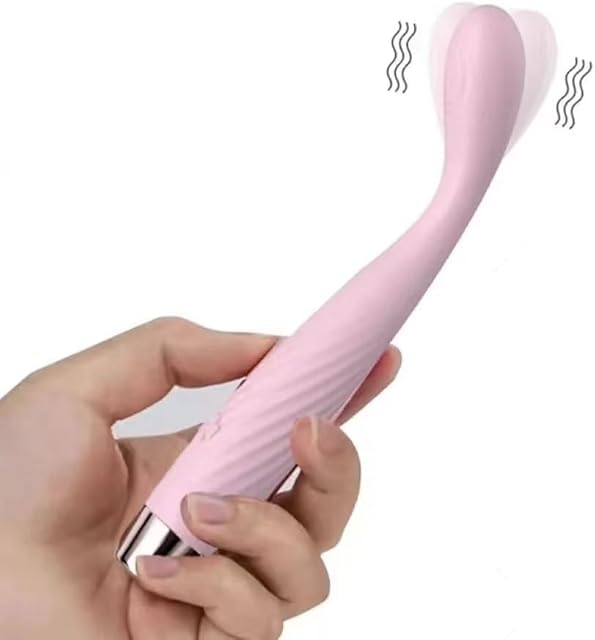 Clitoral G-Spot Heated Vibrator Nipple Clitoris Stimulator Vagina Dildo Vibrator Erotic Toys Finger Shaped Massarger Clit Nipple Vibrators Personal Massager Softer and Flexible Sex Toy for Woman