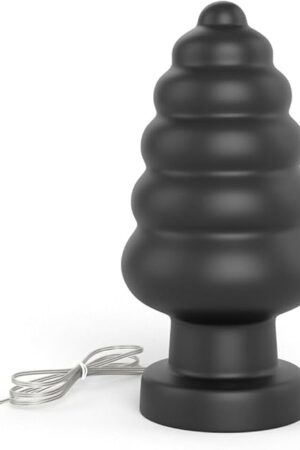 Honeypleasures 10 Speed Beaded Rimmed Butt Plug King Size Anal Stretcher for Male Female Gay Sex Toy P Spot G Spot for Men Women