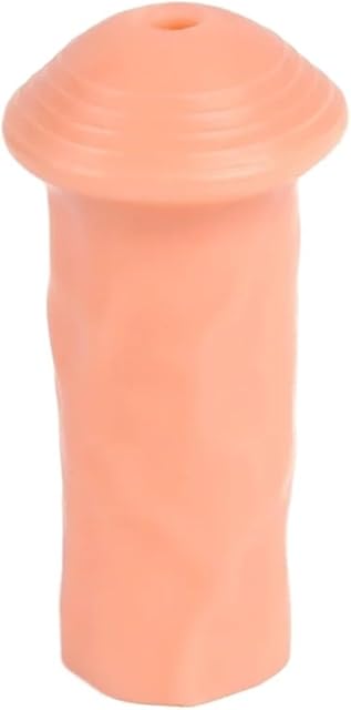 BDSM Men's Penis Sleeve Foreskin Penis Enlargement Sleeve Cock Cage Penis Sleeve Extender Sex Toys for Men Couple(Flesh)