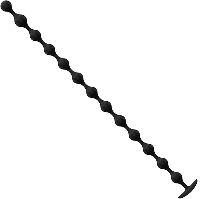 22.4 in Long Anal Beads Anal Plugs for Male Female Silicone Butt Plugs for Anal Training Vagina Prostate Massager SM Adult Sex Toys (A)