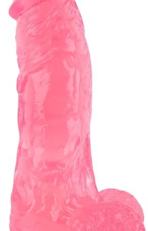 12" Realistic Thick Dildo, Powerful Suction Cup Dildo Huge Jelly Dildo Flexible Adult Sex Toy for Women, Pink