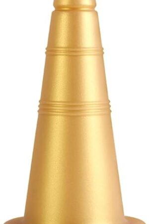 FST Super Soft Liquid Silicone Anal Plug Ice Cream Cones Exterior Design Adult Toy Vaginal Massage Prostate Stimulation Double Use Butt Plug for Man Woman Couple Masturbation Dildo Sex Toy (L)