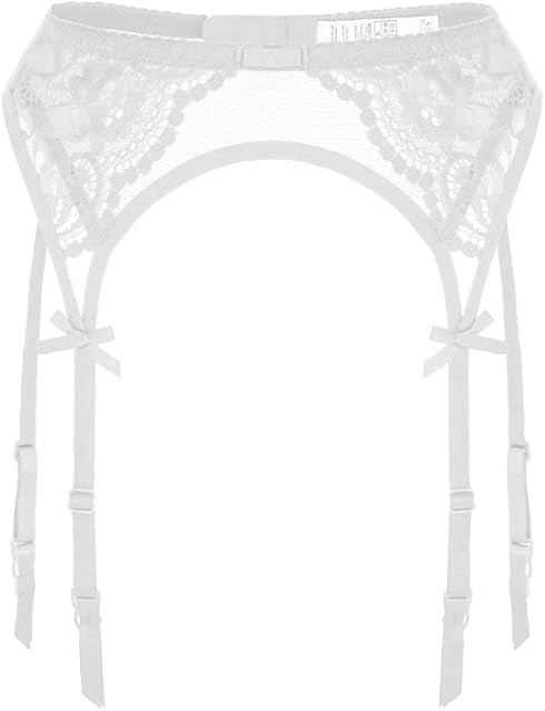 Women Sexy Lace Suspender Black Garter Belt for Thigh High Stockings