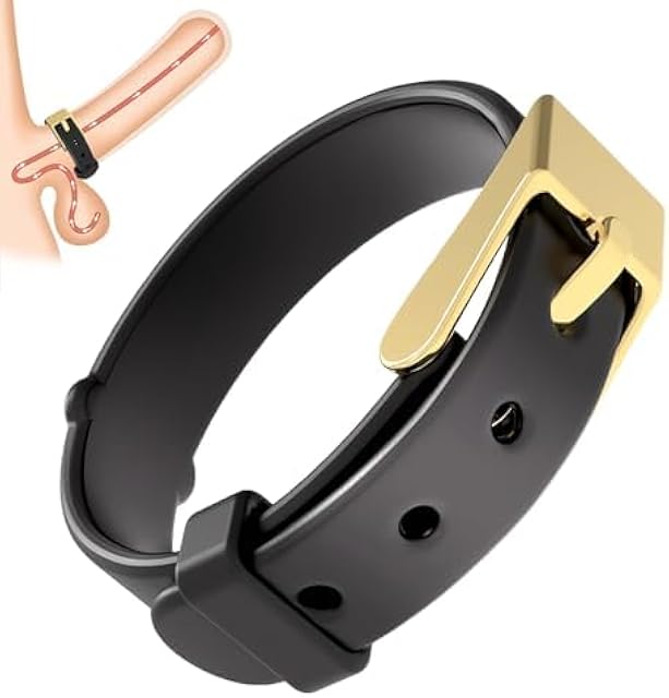 FST Adjustable Silicone Soft Male Cock Ring Snap-on Belt Strap Penis Ring for Erection Enhance Increase Pleasure Sex Toys for Men