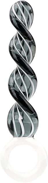 Generic Anal Plug Crystal Penis Spiral Anal Plug Prostate Massager Sex Toys for Women Men Femme Glass Dildo Vaginal Stimulation Butt Plug