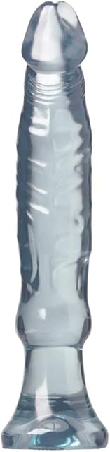 Doc Johnson Crystal Jellies - Anal Starter - Flared Suction Cup Base - Clear (0284-02-AM)