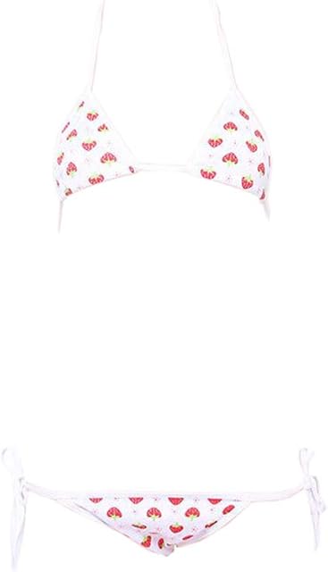 Japanese anime bikini Cosplay Micro Bikini Strawberry Lingerie Bra and thong set Cute