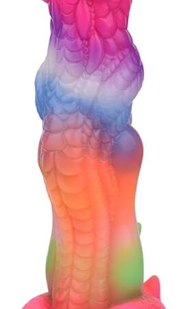 Fantasy Dildo Dragon Animal Alien Glow in The Dark Giant Dildo with Powerful Suction Cup