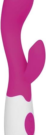 Honeypleasures G-Spot Rabbit Vibrator, 30 Function for G-Spot & Clitoral Stimulation, Battery Operated (Pink)