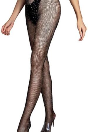 Women Lingerie Set Honeymoon Lace Bra Lingerie Babydoll Bodysuit for Women w137, Fishnet Stockings for Women, Black Stockings for Women