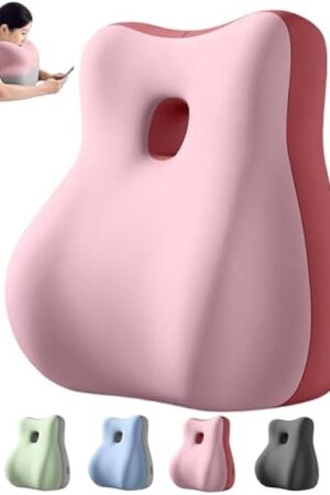Bumpy Cuddles Pillow, 2025 Upgraded Butt Cushion for Couples, Sweet Surrender Couples Pillow, Waist Cushion Ideal for Sitting Lying, Recovers After Impact, Multi Position Comfort (red)
