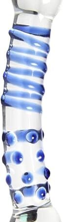 71" Double Ended Glass Dildo Crystal Penis G-spot Stimulator Female Masturbation Sex Pleasure Wand