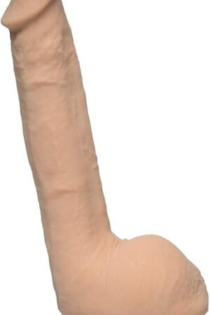 Doc Johnson Signature Series - Small Hands - 9 Inch Realistic ULTRASKYN Dildo with Removable Vac-U-Lock Suction Cup - F-Machine & Harness Compatible - for Adults Only, Vanilla