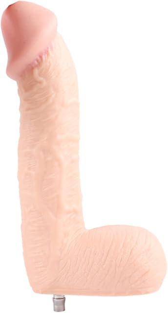 FREDORCH Realistic Width 2.1" Monster Flesh Dildo for Sex Machine Vac-U-Lock with Quick Air Connector Device User (Flesh, 9.05/2.1inch)