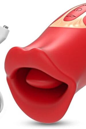 Clit Tongue Licking Vibrator Female Sex Toys for Women Mouth Biting Oral Clitoris Stimulator Sucking Nipple Orgasm Adult Product